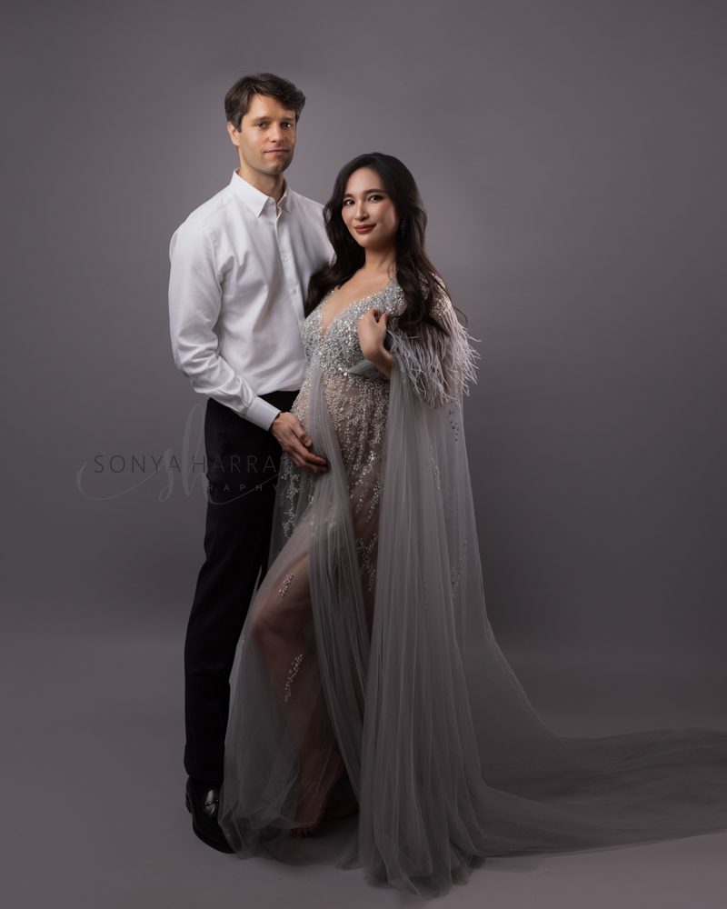 Modest Maternity Couples photoshoot by Sonya Harrap